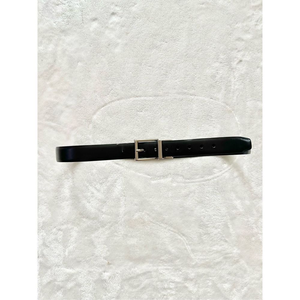 Women’s chaps belt black and silver